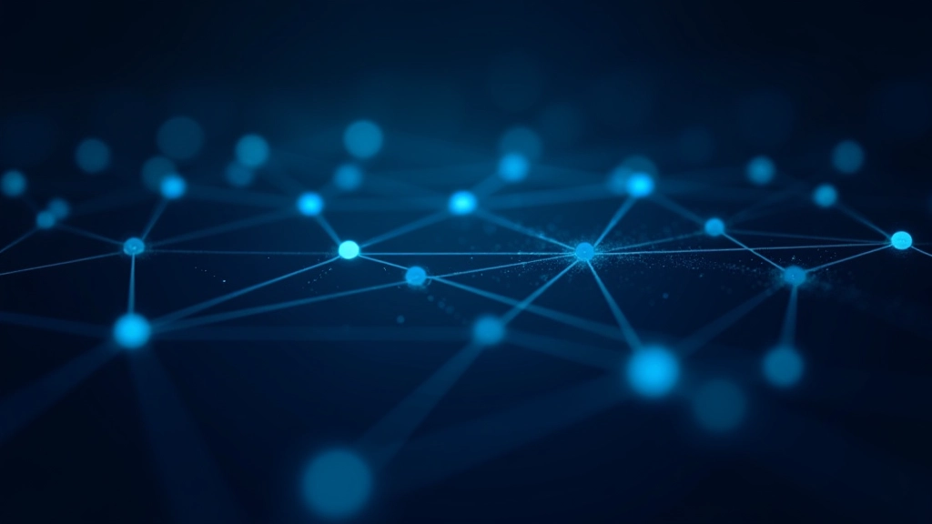 Visualização de rede de dados mostrando conexões entre diferentes documentos e fontes em uma interface de verificação de inteligência artificial